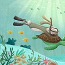 My project for course: Children’s Illustration with Procreate: Paint Magical Scenes. Projekt z dziedziny Trad, c, jna ilustracja, Ilustracja c, frowa, Ilustracje dla dzieci, Malarstwo c, frowe i Książka obrazkowa użytkownika France Mars - 27.02.2023