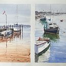 Meu projeto do curso: Pintura em aquarela de paisagens marinhas. Un projet de Peinture, Aquarelle et Illustration naturaliste de Eduardo Busin Fernandes - 27.02.2023