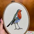 Mi proyecto del curso: Pintar con hilo: técnicas de ilustración textil. Een project van Traditionele illustratie, Borduurwerk y Textielontwerp van Yomilett Rosales G. - 19.02.2023