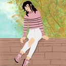 Mi proyecto del curso: Creación de personajes femeninos estilo cartoon con Procreate. Un proyecto de Ilustración tradicional, Ilustración digital y Dibujo digital de Cristina Toro - 27.02.2023