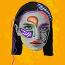 My project for course: Colorful Portrait Design with Photoshop. Un proyecto de Post-producción fotográfica		, Collage, Composición fotográfica y Fotomontaje de Iva Jovsic - 27.02.2023
