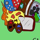 Things We Love (My First Digital Artwork). Un proyecto de Ilustración tradicional de Cesar Augusto Boada Lugo - 20.01.2023