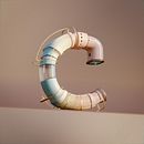 Il mio progetto del corso: Tipografia 3D con Blender: progetta caratteri unici. Un progetto di 3D, Modellazione 3D, Progettazione 3D, Lettering digitale e Lettering 3D di Beatrice Simonini - 28.02.2023