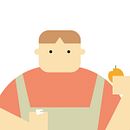 Flat Illustration Ein Projekt aus dem Bereich Traditionelle Illustration von Alberto Moreno García - 28.02.2023