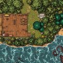 Mapas de RPG. Een project van  Ontwerp, Traditionele illustratie, Grafisch ontwerp y  Scenografie van Henrique Rodrigues - 28.02.2023