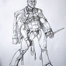 Meu projeto do curso: Ilustração para quadrinhos: a anatomia de um super-herói. Un projet de Illustration traditionnelle, Conception de personnages, B, e dessinée, Dessin au cra, on , et Dessin anatomique de Diogo Lima - 01.03.2023