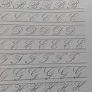 Mon projet du cours : Calligraphie anglaise de A à Z. Projekt z dziedziny  Kaligrafia użytkownika Megan Laflotte - 27.02.2023