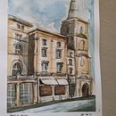 My project for course: Architectural Sketching with Watercolor and Ink. Sketching, Drawing, Watercolor Painting, Architectural Illustration, Sketchbook & Ink Illustration project by alexaholroyd - 03.01.2023
