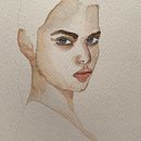 Mi proyecto del curso: Retrato en acuarela a partir de una fotografía. Un progetto di Illustrazione tradizionale, Pittura ad acquerello e Disegno di ritratti di Milagros - 02.03.2023