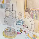 Un año que celebrar . Ilustração tradicional, Design de personagens, Desenho, e Sketchbook projeto de Lidia Millán V - 02.03.2023