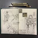 My project for course: Illustrated Diary: Fill Your Sketchbook with Experiences. Un proyecto de Ilustración tradicional, Bocetado, Dibujo, Sketchbook e Ilustración con tinta de Fotini Georgiou - 22.03.2022