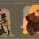 Robin Hood 2.0. Design de personagens e Ilustração tradicional projeto de Barbara Negrete González - 03.03.2023