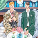 My project for course: Lifestyle Illustration for Vibrant and Expressive Characters. Un projet de Illustration traditionnelle, Conception de personnages, Dessin , et Peinture gouache de Seb Black - 25.02.2023