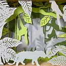 Mon projet du cours : Papercut : créez des scènes en papier pleines de profondeur. Traditional illustration, Arts, Crafts, Paper Craft, Stor, telling, Bookbinding, Children's Illustration, and DIY project by nisalafemme - 03.04.2023