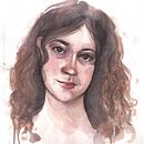 My project for course: Watercolor Portraits: Capture a Model's Personality. Un proyecto de Bellas Artes, Pintura, Pintura a la acuarela y Dibujo de Retrato de liakhulia - 01.03.2023