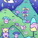 Mi proyecto del curso: Diseño de mundos kawaii: bosque mágico  . % Gabriela Vásquez tarafından hazırlanan Karakter Tasarımı, Dijital İllüstras, Ve on projesi - 03.04.2023
