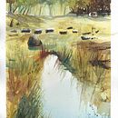 My project for course: Natural Landscapes in Watercolor Ein Projekt aus dem Bereich Bildende Künste, Malerei und Aquarellmalerei von rightsideofmybrain - 05.03.2023