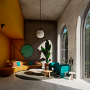 Mi proyecto del curso: Fotorrealismo de espacios interiores con Lumion desde cero. Un proyecto de Arquitectura, Modelado 3D, Arquitectura digital, Diseño 3D y Visualización arquitectónica de Andrea Quiñones - 06.03.2023