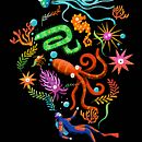 Ilustración flat  - SEA un recuerdo del oceano. . Traditional illustration, Digital Illustration, Digital Painting, Advertising, Costume Design, Graphic Design, Marketing, Packaging, Fashion Illustration	, and Editorial Illustration project by Omar La Hoz - 03.07.2023