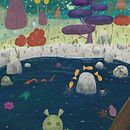 My project for course: Children’s Illustration with Procreate: Paint Magical Scenes. Traditional illustration, Digital Illustration, Children's Illustration, Digital Painting, and Picturebook project by Karina Pavlova - 03.08.2023