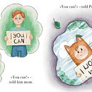Mi proyecto del curso: Introducción a la ilustración infantil - Albúm Ilustrado "Tú puedes!". Un projet de Illustration traditionnelle, Dessin, Illustration jeunesse, Narration, Illustration numérique , et Album illustré de Katerina - 08.03.2023