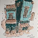 My project for course: Expressive Architectural Sketching with Colored Markers Ein Projekt aus dem Bereich Skizzenentwurf, Zeichnung, Architektonische Illustration, Sketchbook und Illustration mit Tinte von Steve Barnett - 09.03.2023