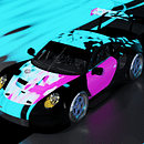 Mi proyecto del curso: Diseño 3D de libreas y adhesivos para coches digitales desde cero. Een project van 3D y  3D-modellering van Sebastian Guerrero de Santiago - 11.03.2023