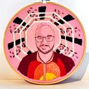 My project for course: Realistic Portrait Embroidery. Bordado, Tecido, e Design têxtil projeto de michelleramrachia - 02.03.2023