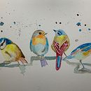 My project for course: Artistic Watercolor Techniques for Illustrating Birds. Projekt z dziedziny Malowanie akwarelą użytkownika dot Payne - 11.03.2023