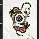 Mi proyecto del curso: Diseño de tatuajes estilo old school en Procreate . Ilustrație tradițională, Desen, Ilustrație digitală și Design tatuaj de Baby Doll - 03.12.2023