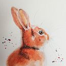 Mi proyecto del curso: Retratos expresivos de animales en acuarela. Een project van Traditionele illustratie, Aquarelschilderen, Realistische tekening y Naturalistische illustratie van silvia_aat - 07.03.2023
