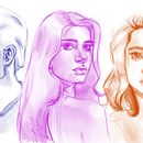 Meu projeto do curso: Caderno de retratos: explore o rosto humano i. Sketching, Drawing, Portrait Drawing, Artistic Drawing, and Sketchbook project by Liv Martins - 03.13.2023