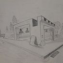 Examen 1h 30  perspectiva . Een project van  Artistieke tekening van violeta_guzmanm - 13.03.2023
