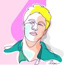 Line Art Portraits by Simarjeet Kaur. Un progetto di Illustrazione tradizionale e Disegno di ritratti di Simarjeet Kaur - 31.08.2021