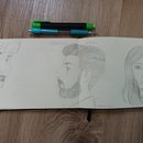 Mi proyecto del curso: Sketchbook de retrato: explora el rostro humano. Een project van  Schetsen,  Tekening,  Portrettekening,  Artistieke tekening y Sketchbook van Irene - 13.03.2023