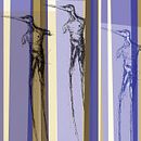 The Heron King and others - digitally manipulated drawings. Projekt z dziedziny R, sunek c, frow,  R, sunek art, st i czn użytkownika Allan Davies - 13.03.2023