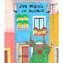 San Miguel de Allende. Ilustração tradicional, Esboçado, Criatividade, Desenho, Pintura em aquarela, Sketchbook, e Pintura guache projeto de Melissa Jamin Beyer - 13.03.2023