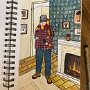 Abby's Illustrations! . Projekt z dziedziny Trad, c, jna ilustracja, Sketching, Kreat, wność,  R, sunek, Malowanie akwarelą, Sketchbook i Malowanie gwaszami użytkownika abigail_bonnanzio - 14.03.2023