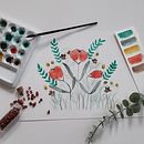 Mon projet du cours : Création d’une composition florale à l’aquarelle. Traditional illustration, Fine Arts, Painting, Watercolor Painting, Botanical Illustration, and Naturalistic Illustration project by Caroline - 03.15.2023