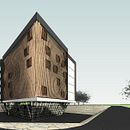 Mi proyecto del curso: Modelado de edificios paramétricos con Revit. Een project van 3D, Architectuur, Interactief ontwerp,  3D-modellering, Digitale architectuur y Architecturale visualisatie van Felipe Andrés Romero Palacios - 15.03.2023