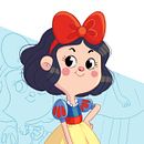 Princesas a mi estilo. Traditional illustration, Character Design, and Digital Illustration project by Marta García Pérez - 02.01.2023