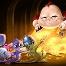 Mein Abschlussprojekt für den Kurs: Kinderbuchillustrationen in Procreate: Male magische Szenerien. Ilustração tradicional, Ilustração digital, Ilustração infantil, Pintura digital, e Álbum ilustrado projeto de info_591880 - 15.03.2023