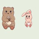 Dia de los enamorados Ein Projekt aus dem Bereich Kinderillustration von Naeilyn Ugalde - 10.02.2023