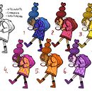 Meu projeto do curso: Design de personagens para animação com Photoshop. Animation, Character Design, and Character Animation project by Beatriz Laranjeiro - 03.12.2023