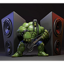 HULK METALHEAD. 3D, and 3D Modeling project by Fanor Alexis Montaño Garcia - 03.06.2023