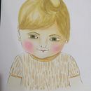 Meu projeto do curso: Criação de retrato estilizado em aquarela. Ilustração tradicional, Pintura, Pintura em aquarela, e Desenho de retrato projeto de selmasandri - 16.03.2023