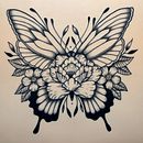 Mi proyecto - Prácticas. Projekt z dziedziny Trad, c, jna ilustracja, Ilustracja c, frowa i Projektowanie tatuaż użytkownika Beatriz Madrid - 17.03.2023
