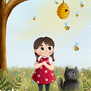 My project for course: Children’s Illustration with Procreate: Paint Magical Scenes. Un projet de Illustration traditionnelle, Illustration numérique, Illustration jeunesse, Peinture numérique , et Album illustré de nicole_965516 - 18.03.2023