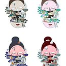 Mijn project van de cursus: Creëer surrealistische illustraties met aquarel en inkt Ein Projekt aus dem Bereich Traditionelle Illustration, Bildende Künste, Malerei, Zeichnung und Aquarellmalerei von Marjolein Fortuin - 19.03.2023