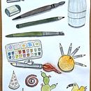 My project for course: The Art of Sketching: Transform Your Doodles into Art. Traditional illustration, Pencil Drawing, Drawing, and Sketchbook project by Sevgi Merve Aksu - 03.19.2023
